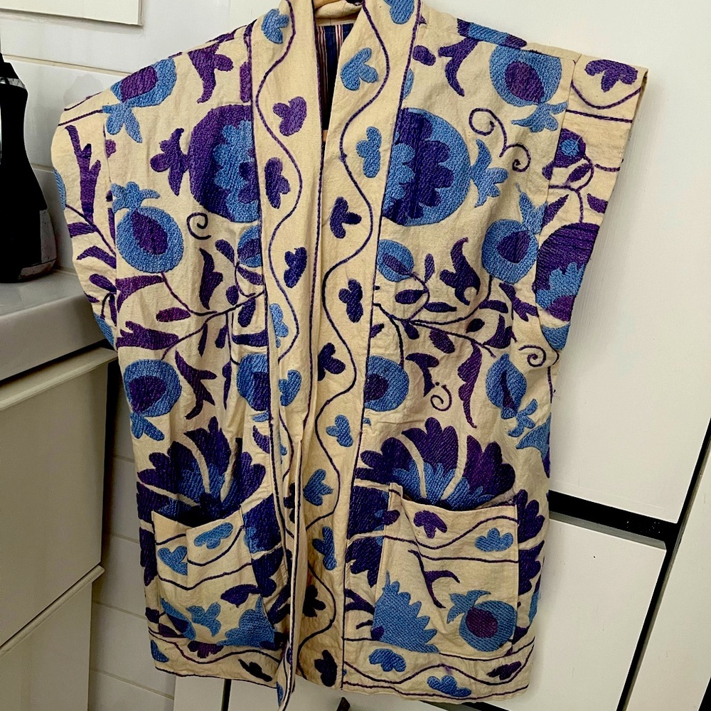Gorgeous hand embroidered vest from India